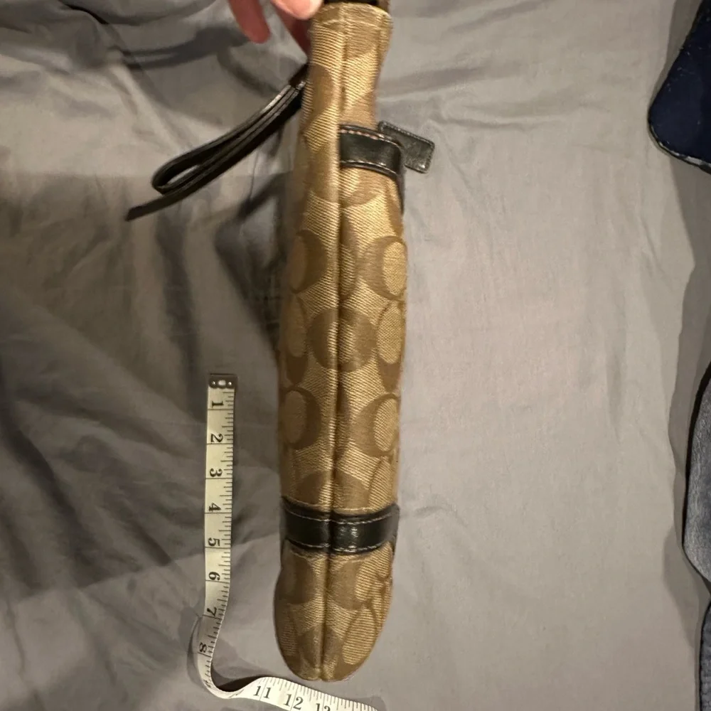 Coach Brown and Black Crossbody Bag